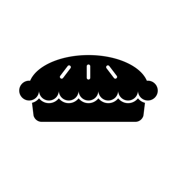 饼食品图标矢量设计模板图片下载