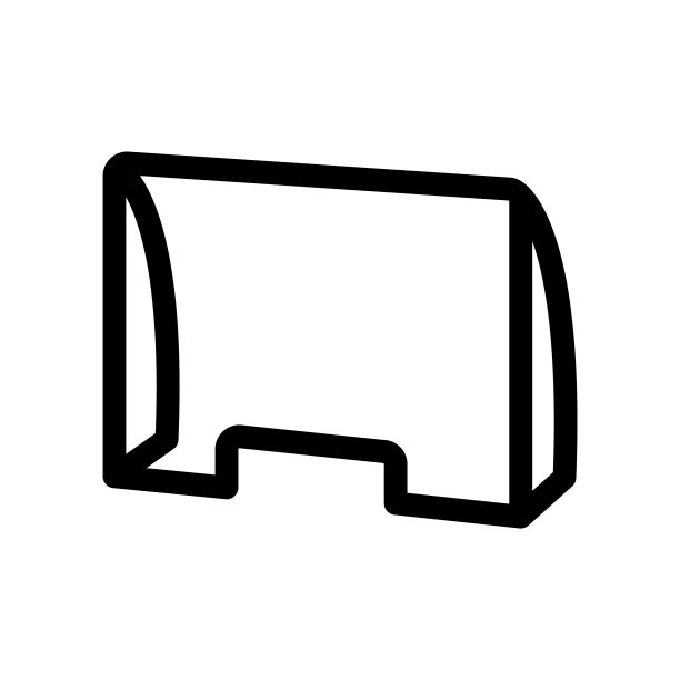 柜台保护屏障图标，收银台守卫图标图片下载