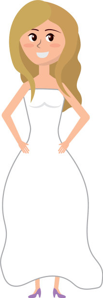 发型优雅的新娘图片下载