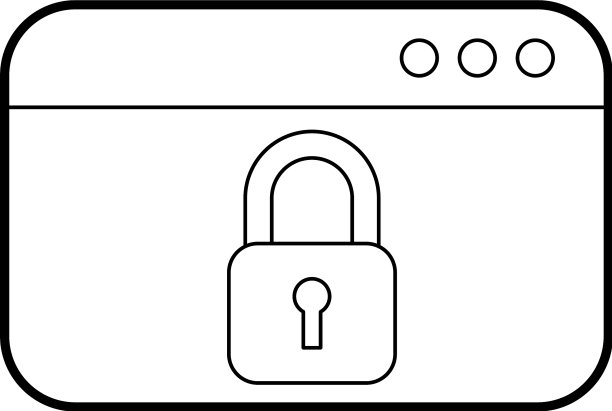 网页与安全的安全挂锁图标图片下载