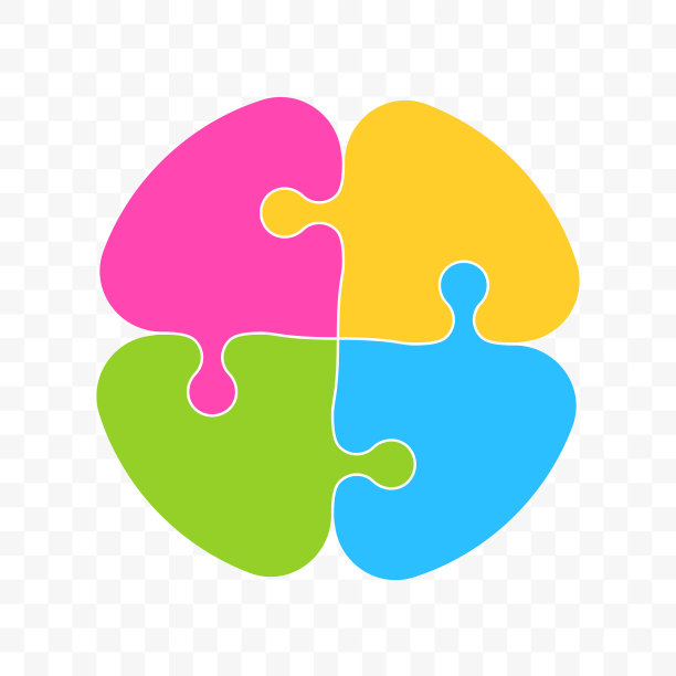 拼图颜色艺术图标图片下载