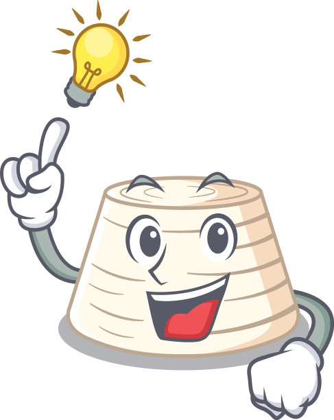 你觉得用新鲜的乳清干酪做吉祥物怎么样图片下载