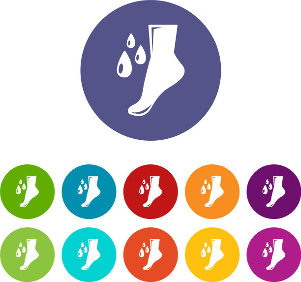 脚部护理图标设置颜色图片下载