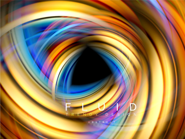 流体平滑波抽象背景流动图片下载