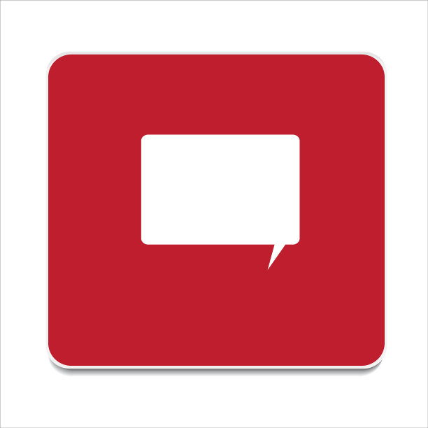 Moder横幅图标气泡讲话图片下载