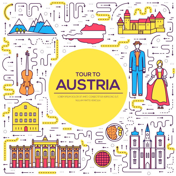 奥地利旅游度假商品指南图片下载