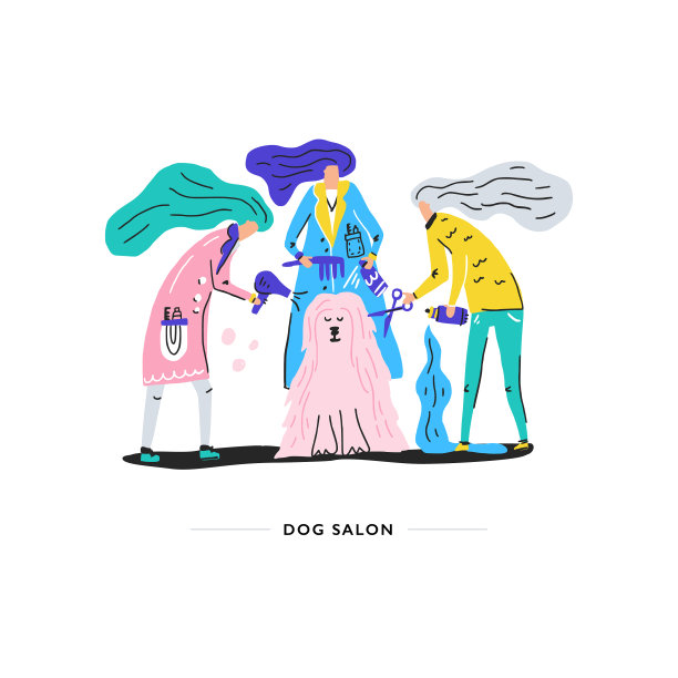 handdrawn梳理概念图片下载