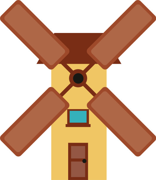 风车图标形象图片下载