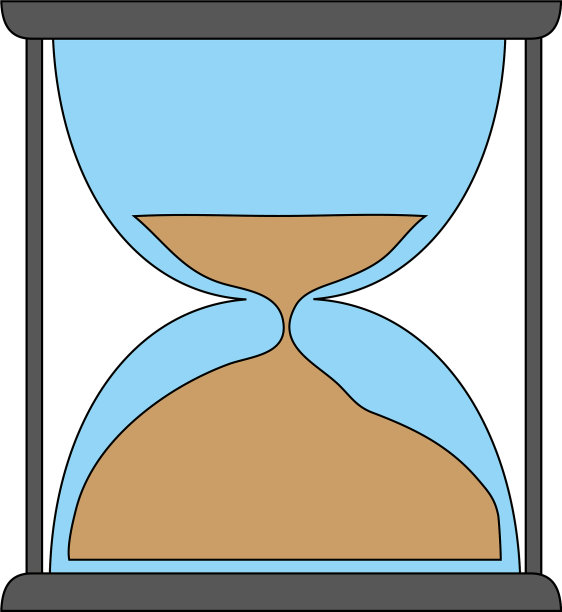 沙漏或沙漏图标形象图片下载