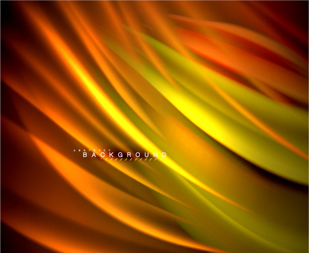 氖发光的波，神奇的能量和光运动图片下载