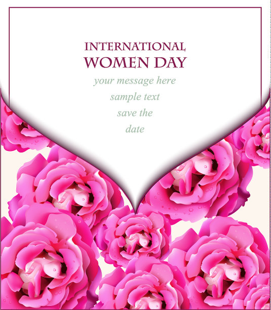 白色娇嫩的粉红玫瑰盛开卡片美丽图片下载