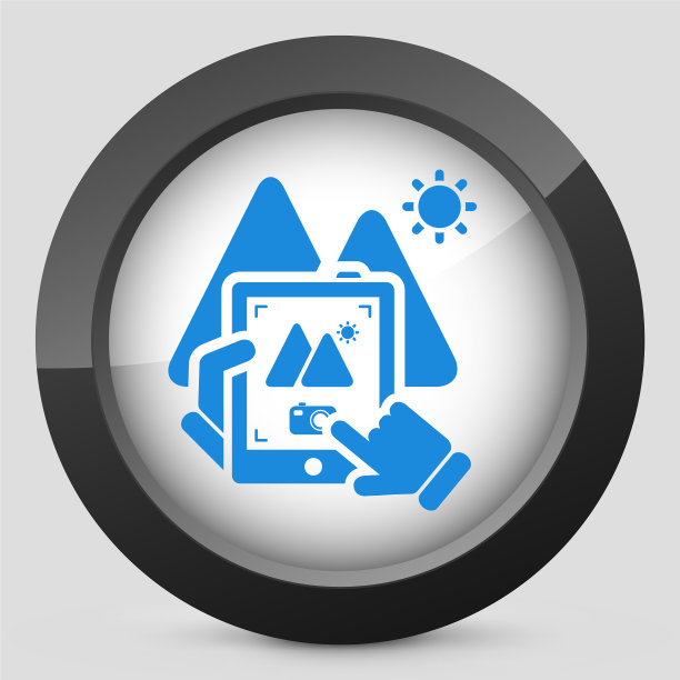 景观数码照片概念图标图片下载