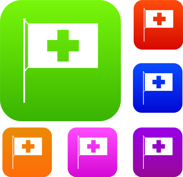 瑞士国旗套装图片下载