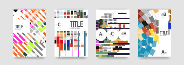 一套小册子封面背景a4模板图片下载