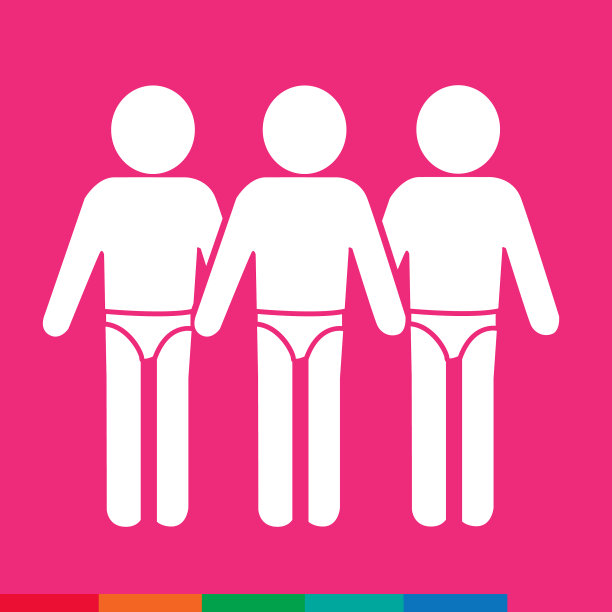 泳装人的图标设计图片下载