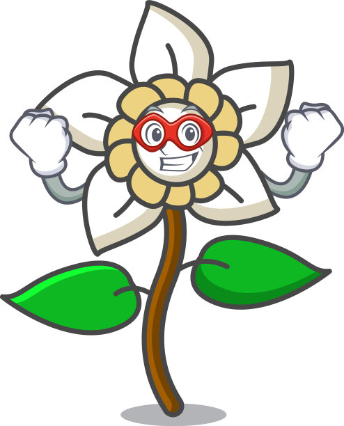 超级英雄茉莉花卡通人物图片下载