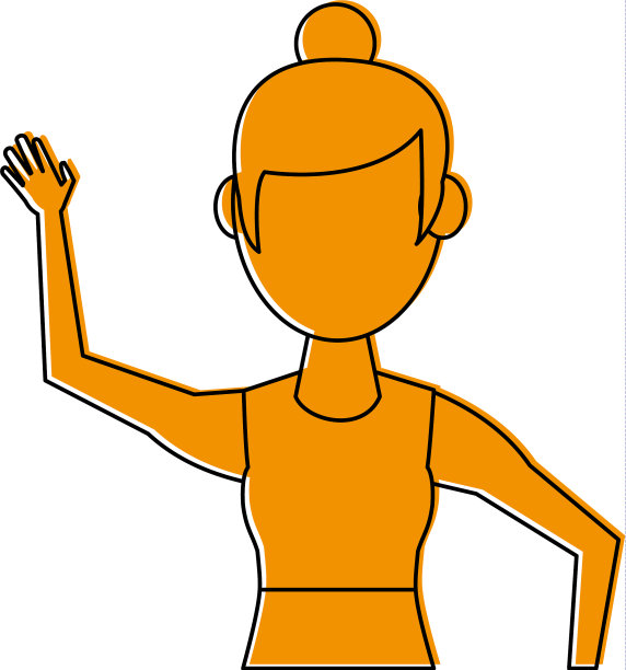 女人在运动服装健身头像形象图片下载