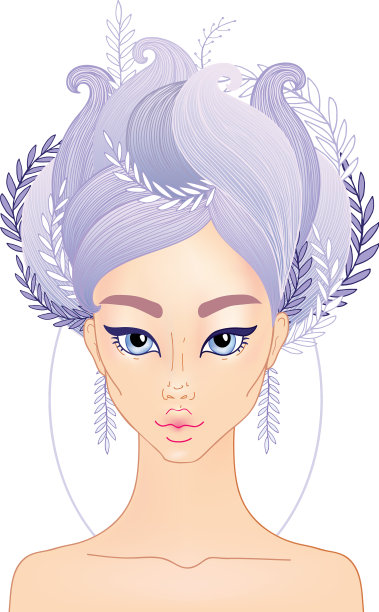 漂亮的年轻女子时装模特图片下载