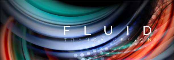 流动发光的颜色运动概念流行图片下载