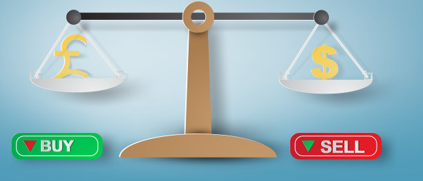 纸艺术的重量秤与外汇货币图片下载