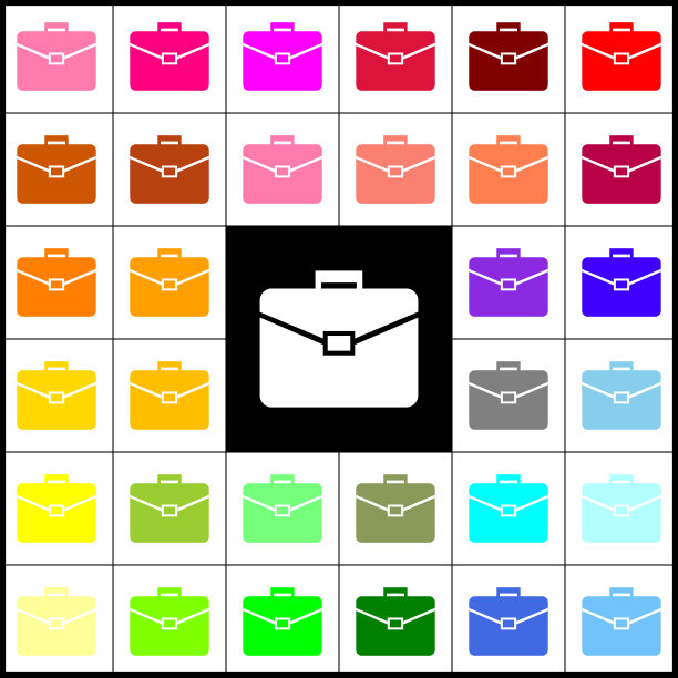 公文包标志毡笔图片下载