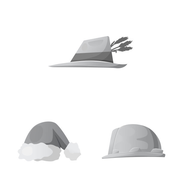 帽子的设计和帽子的标志套图片下载