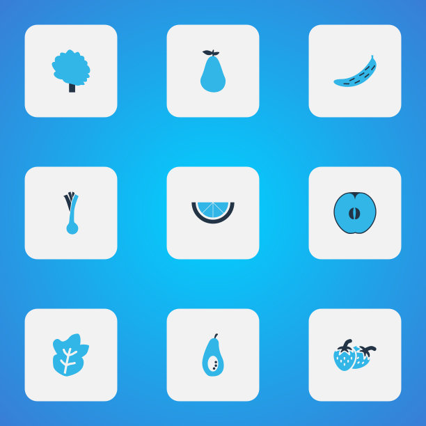 水果图标颜色设置树酸橙水果和图片下载