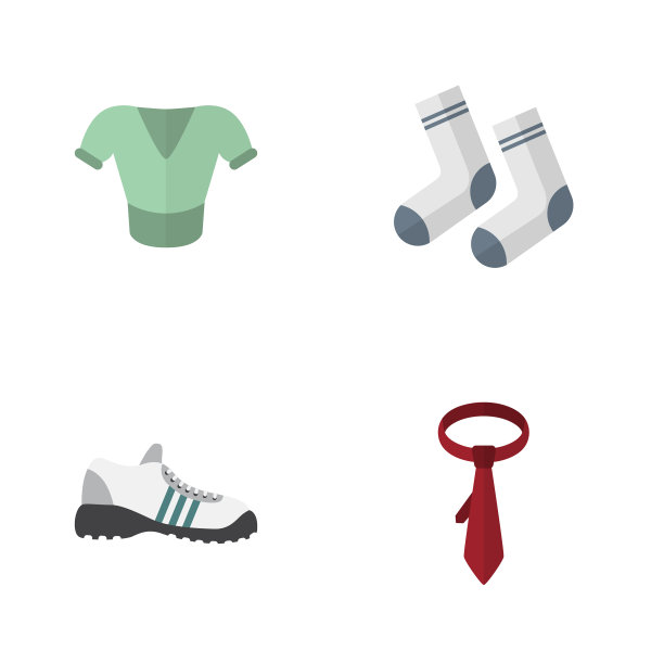 平图标连衣裙套领结运动鞋脚图片下载