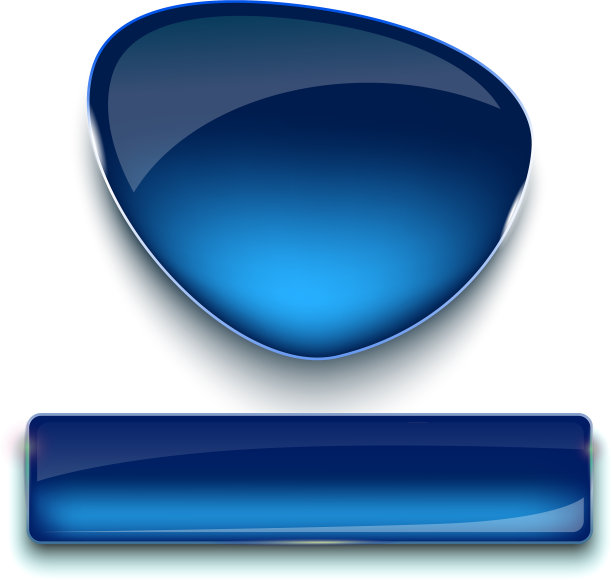 逼真的玻璃横幅套装图片下载