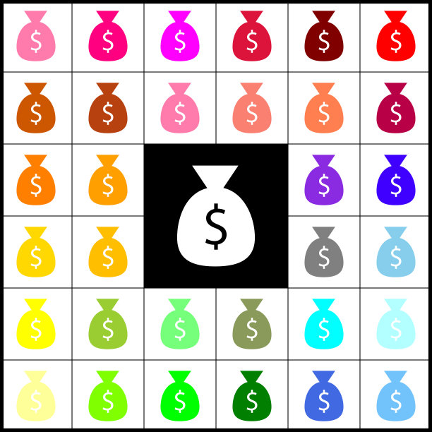 钱袋标志毡笔33图片下载