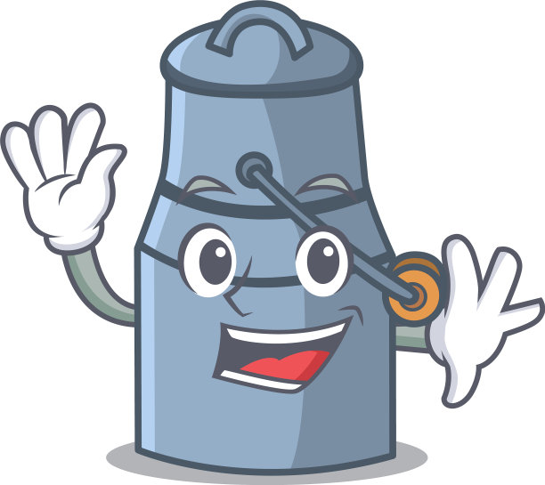 晃动的牛奶可以塑造卡通人物图片下载