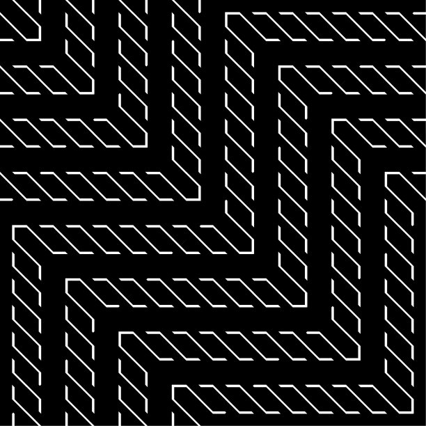 设计无缝单色之字形图案图片下载