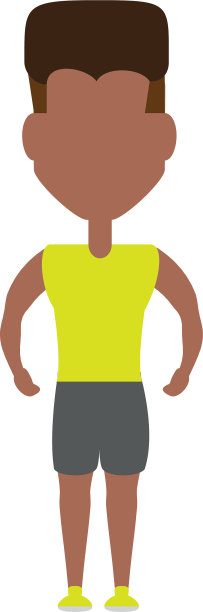 男人健身的卡通图片下载