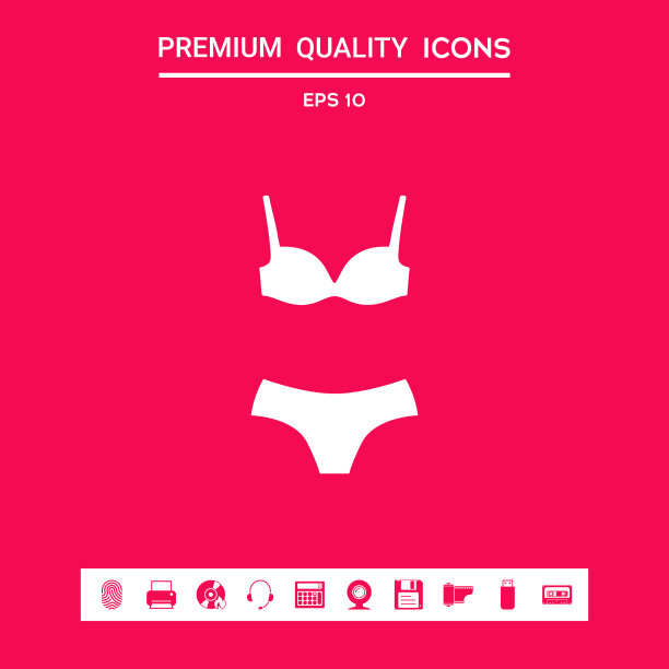 套式内衣或泳装两件套比基尼图片下载