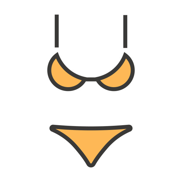 比基尼是夏季度假服装的标志图片下载