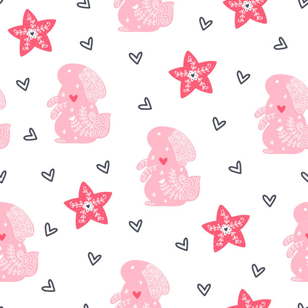 无缝hygge斯堪的纳维亚模式图片下载