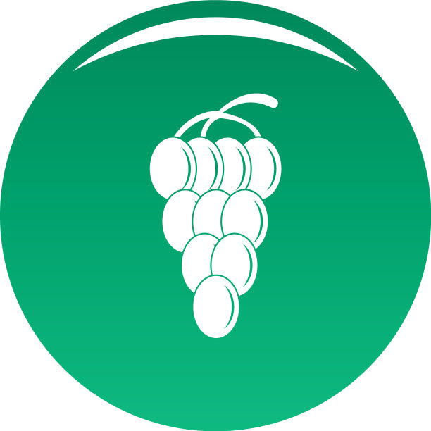 簇葡萄绿色图标图片下载