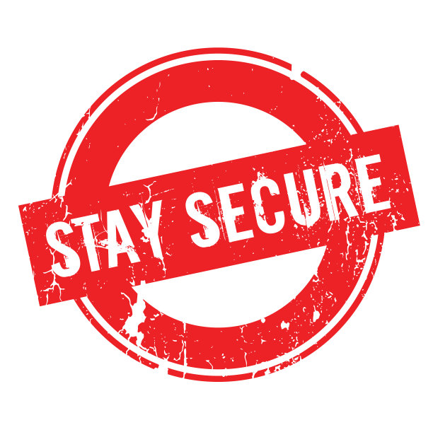 保持安全橡皮图章图片下载