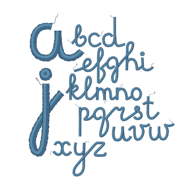 绣花字母图片下载