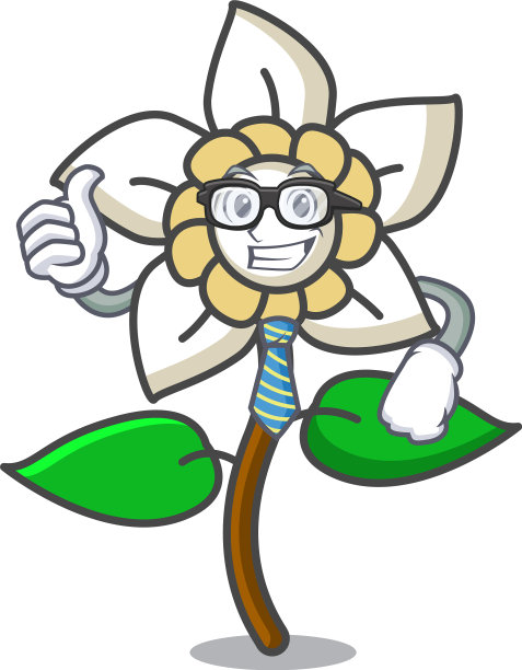 商人茉莉花卡通人物图片下载