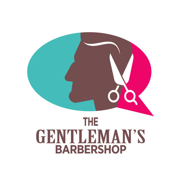 理发店标志或图标的人的头和图片下载
