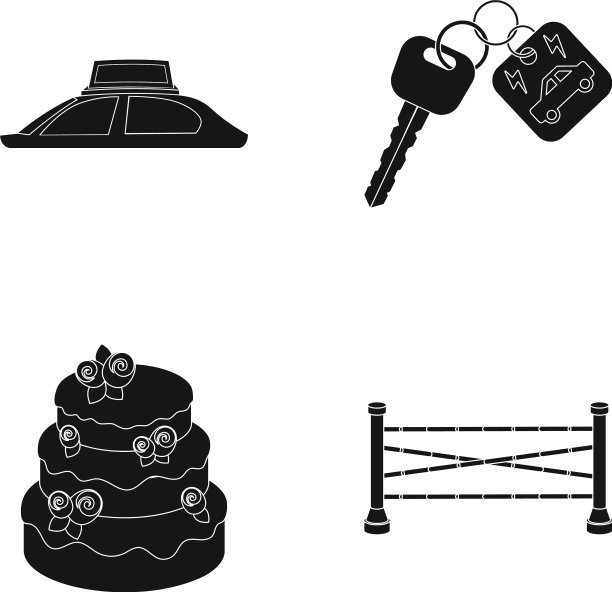 广告烹饪和或网络图标黑色图片下载