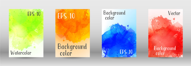 设计封面与水彩喷绘的图片图片下载