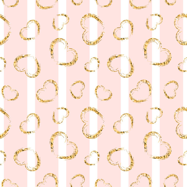 金心无缝图案粉白几何图片下载