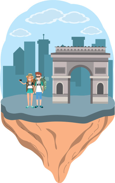 旅游一些漫画图片下载