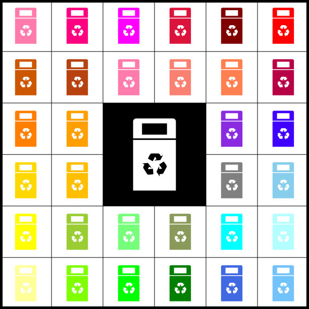 垃圾桶签名毡笔33图片下载