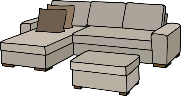 大奶油沙发图片下载