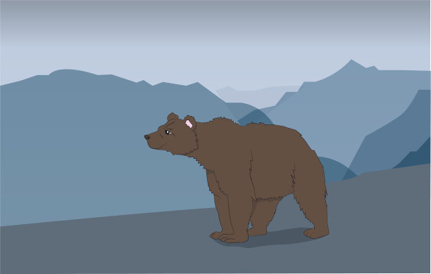 山里的熊图片下载