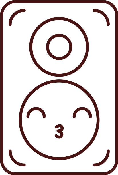 扬声器音频卡哇伊字符图片下载