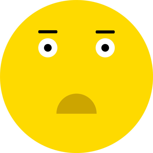 可爱的惊讶表情符号图片下载